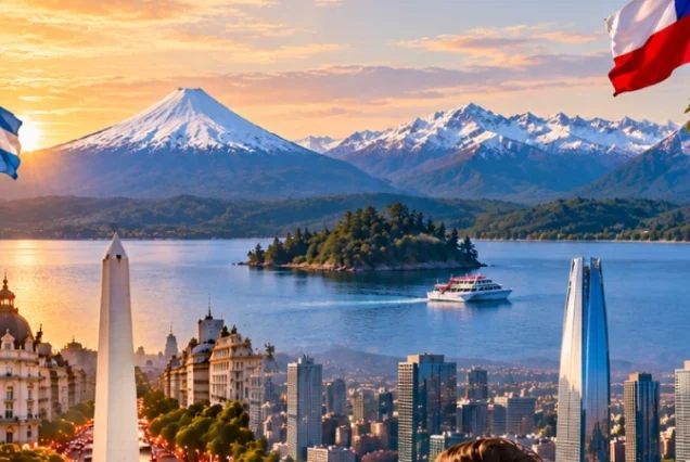 Cruce de lagos, Santiago de Chile + Buenos Aires